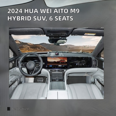 2024 Huawei AITO M9 하이브리드 1.5T EV 자동차 소매 확장 범위 및 효율성